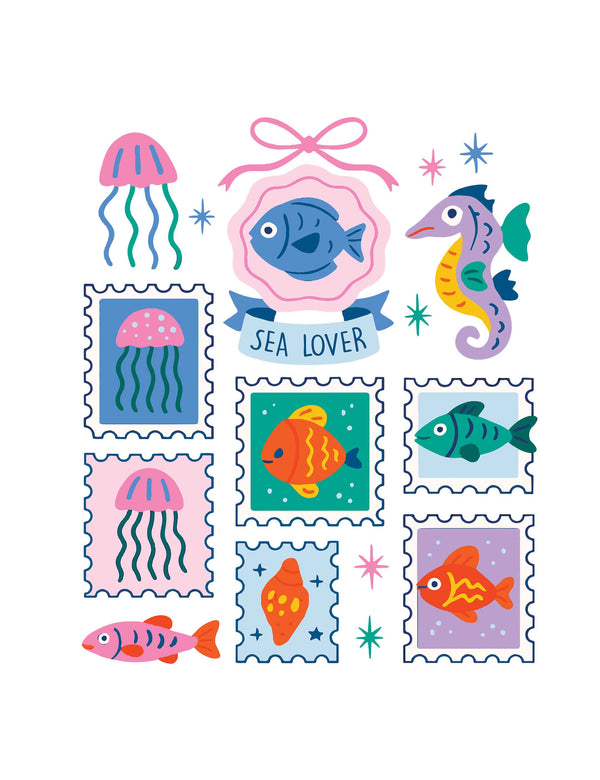 Sea Lover - Ocean Dreamers – Bügelbild