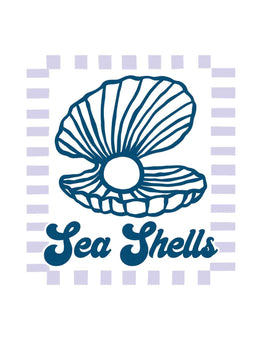 Sea Shells - Saltwater Stories – Bügelbild
