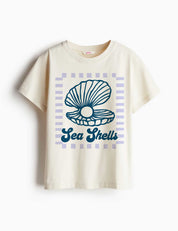 Sea Shells - Salzwassergeschichten | Bügelbild