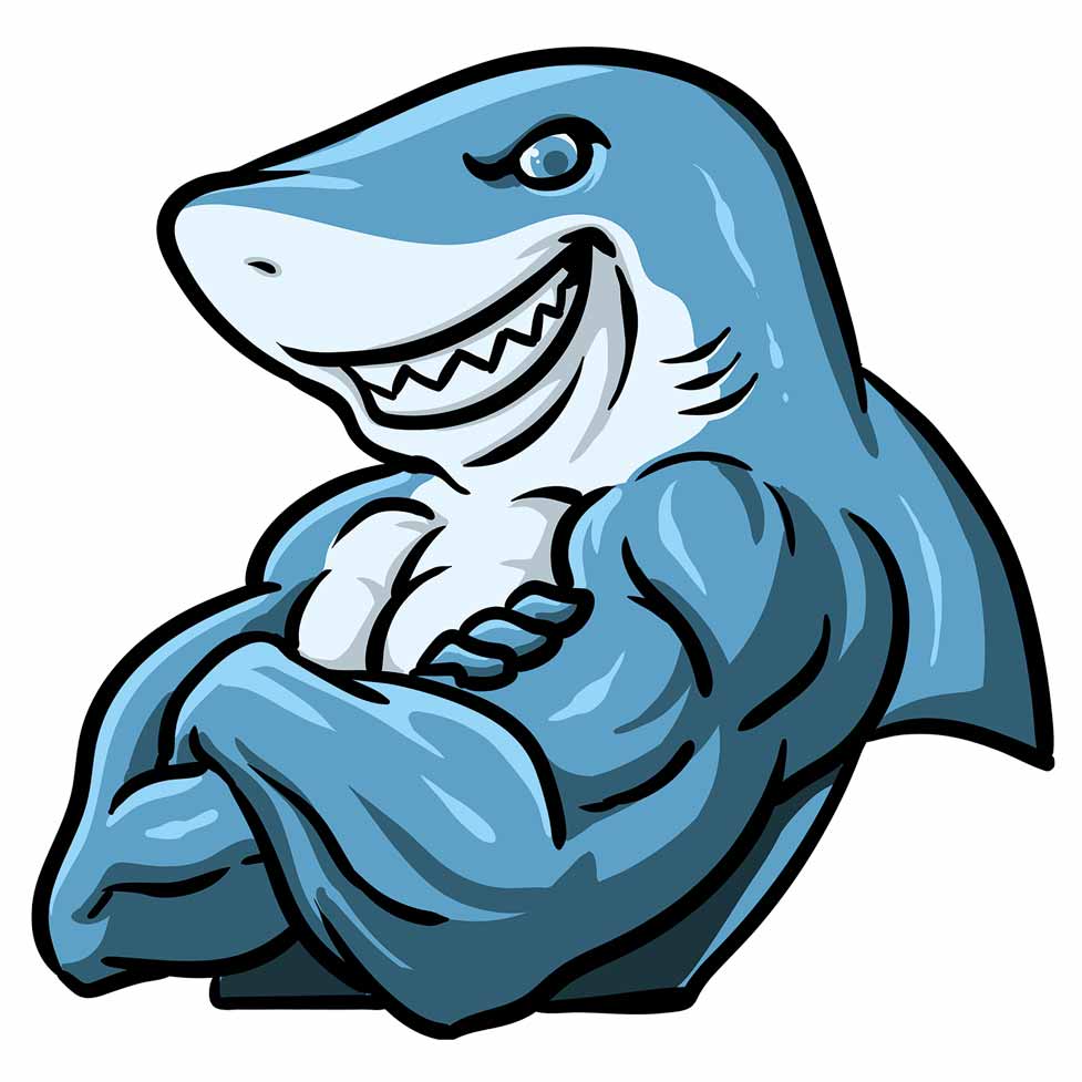 Shark | Bügelbild