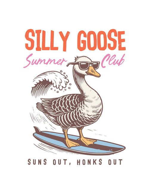 Silly Goose – Summer Goose Club | Bügelbild