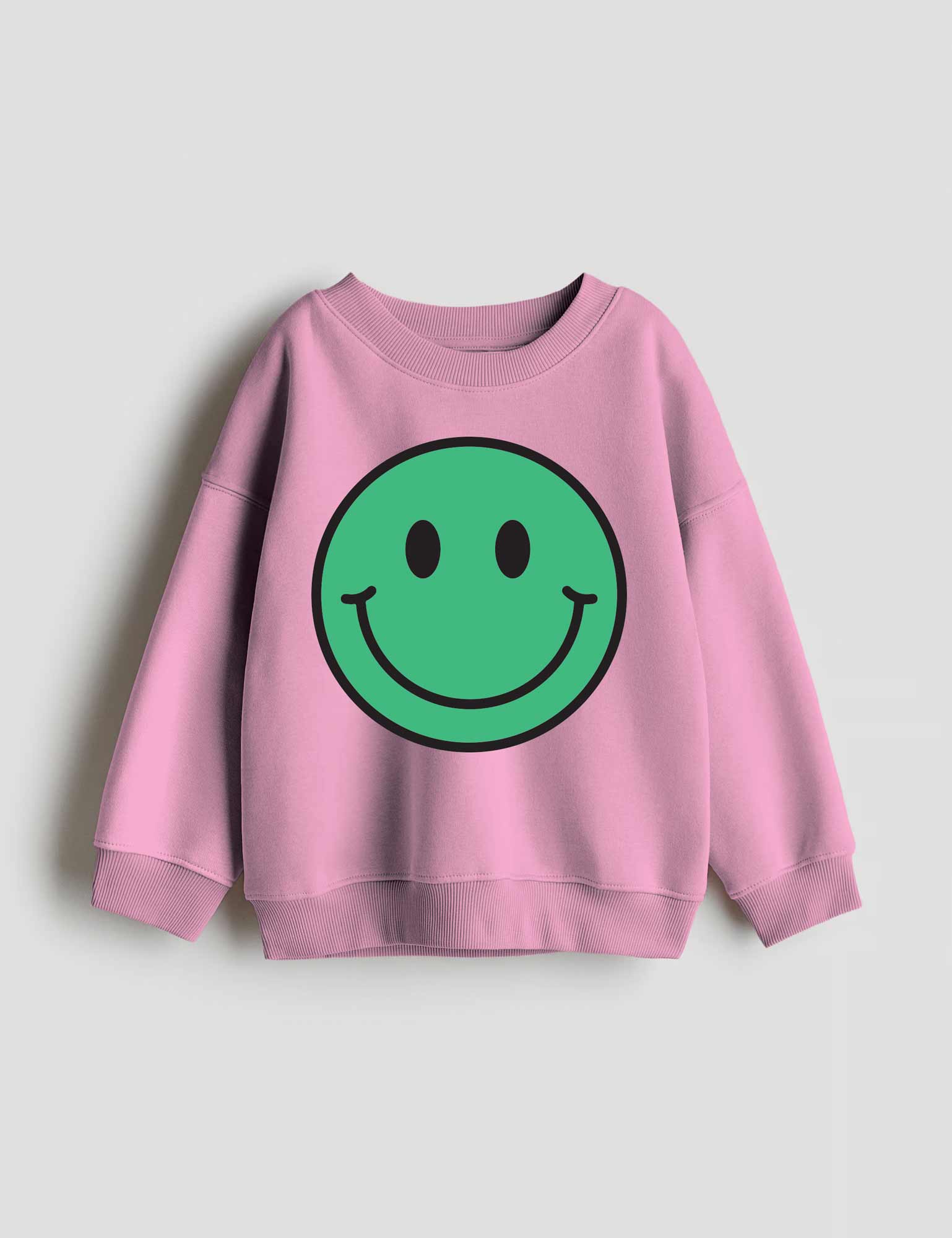 Apple Pop Green Smiley | Bügelbilder