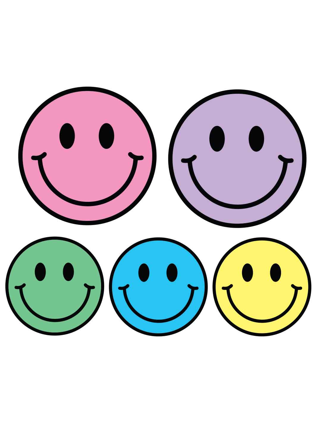 Smilies | Bügelbild