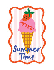 Summer Time - Juicy Summer Club | Bügelbild
