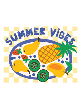 Summer Vibes Plate - Juicy Summer Club – Bügelbild – Übersicht
