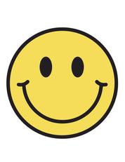 Sunny Buzz Gelber Smiley | Bügelbilder