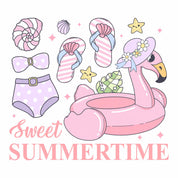 Sweet Summer - Pink Summer | Bügelbild