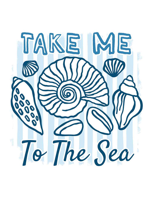Take Me To The Sea - Salzwassergeschichten | Bügelbild