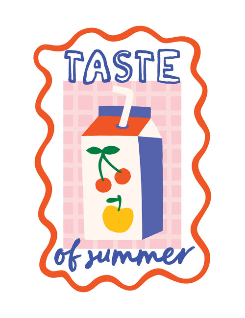 Taste of Summer - Juicy Summer Club | Bügelbild