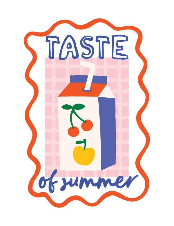 Taste of Summer - Juicy Summer Club – Bügelbild – Übersicht