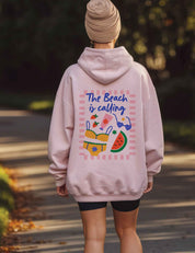 The Beach is Calling - Juicy Summer Club | Bügelbild