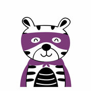 Tiger - Superheld | Bügelbild