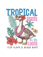 Tropical Goose – Summer Goose Club | Aufbügelbares Transfermotiv