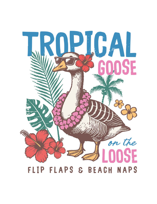 Tropical Goose – Summer Goose Club | Aufbügelbares Transfermotiv
