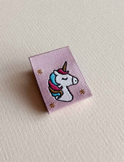 Unicorn | Gewebtes Nählabel