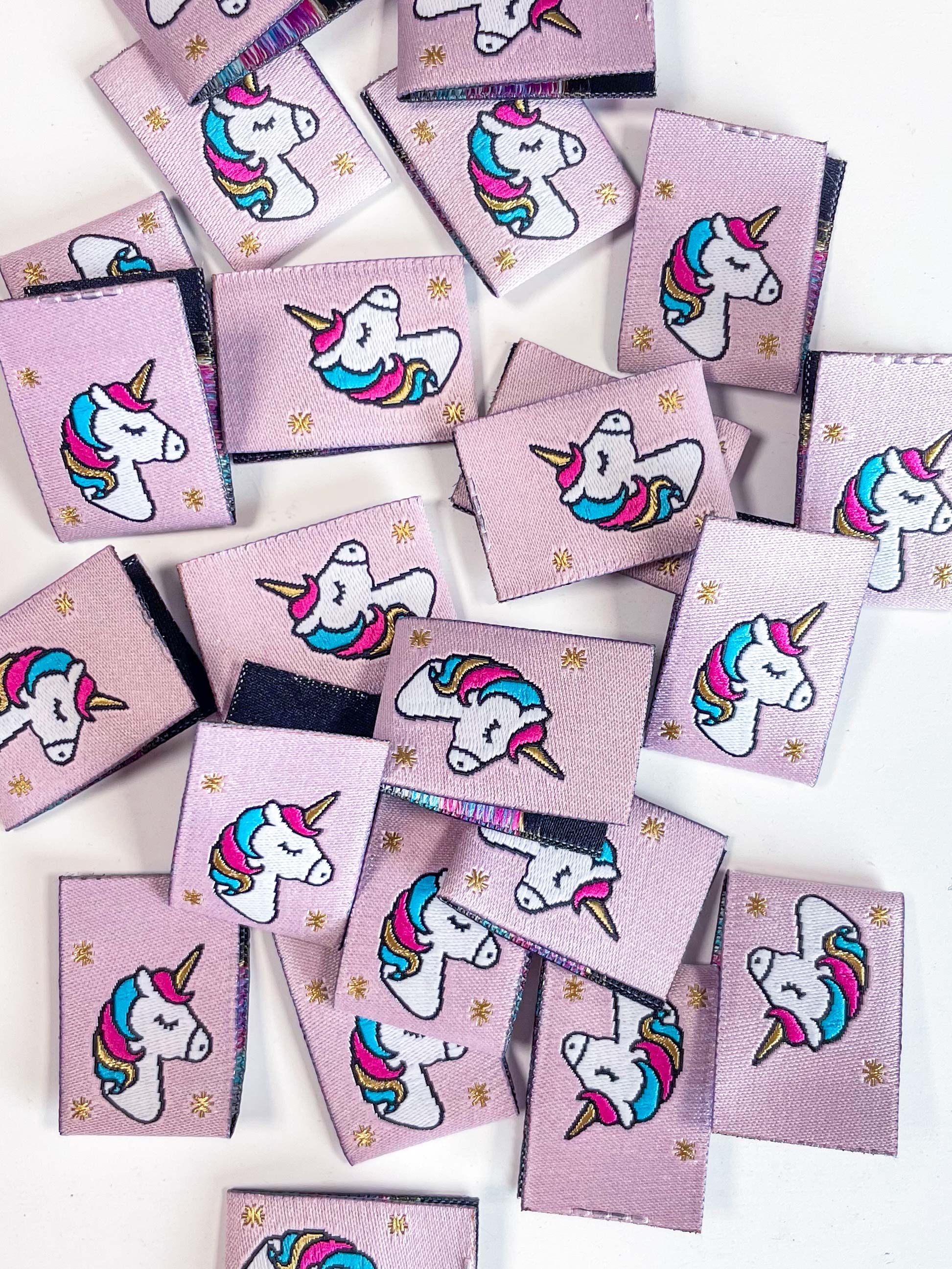 Einhorn | Gewebtes Nähetikett