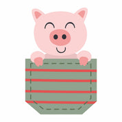 Schweinchen – Pocket Fun | Bügelbild