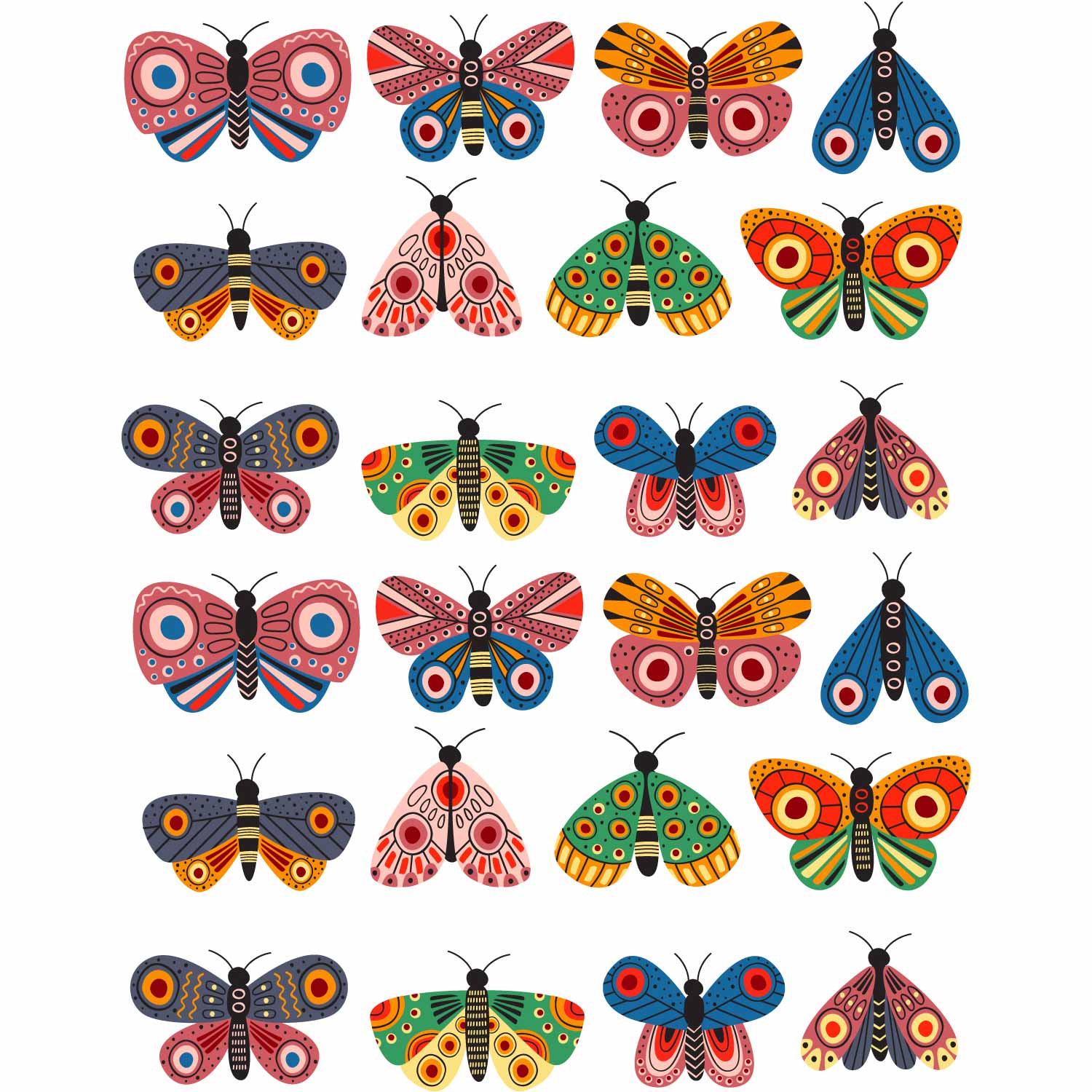 Schmetterlinge | All-over-Transferfolie