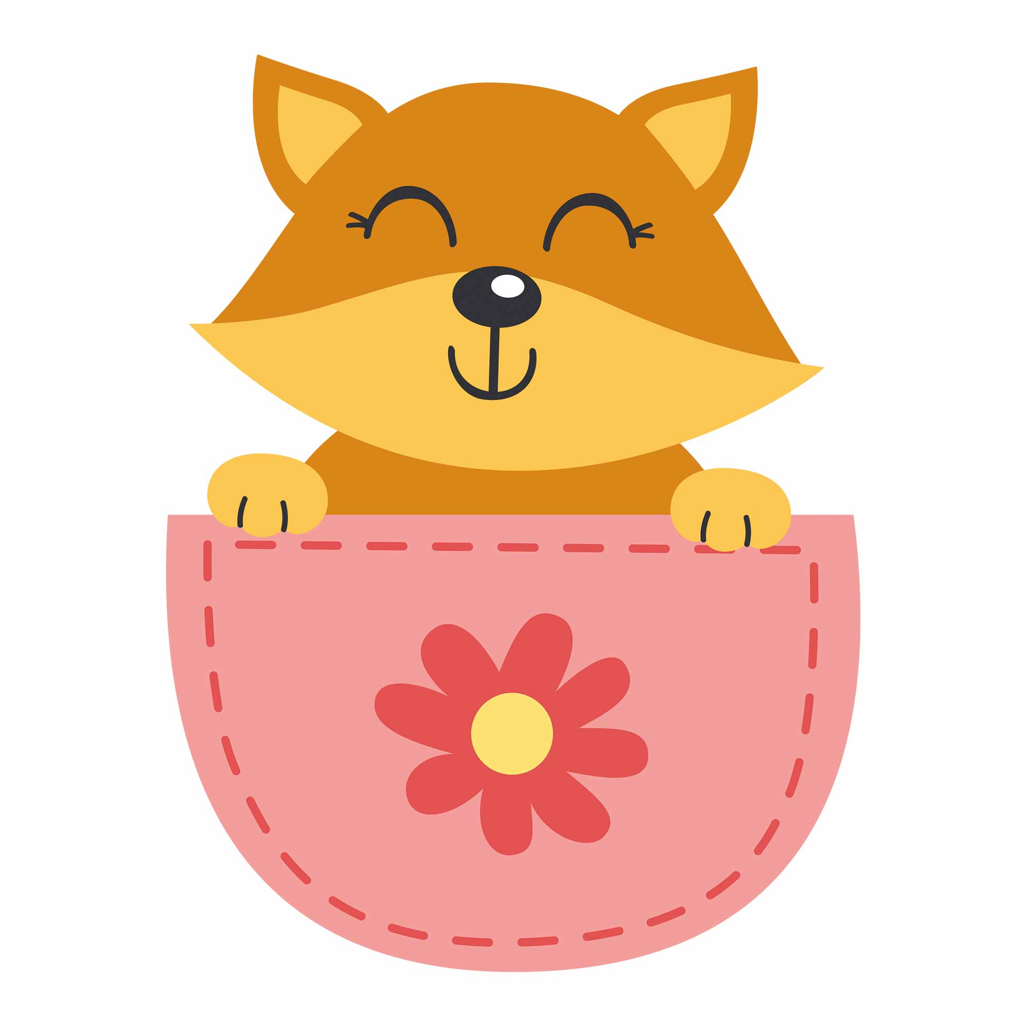 Fuchs - Pocket Fun | Bügelbild