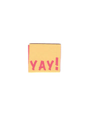 Yay! Yellow | Gewebtes Nählabel