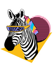 Zebra - 90er Jahre Tiere | Bügelbilder